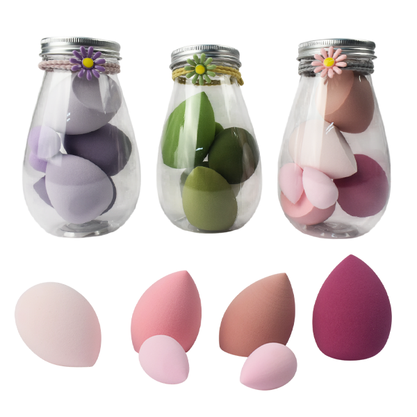 Paquete de esponjas envase forma de Pera 6 pcs en Colores Surtidos