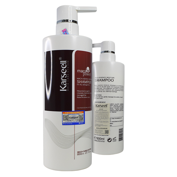 Shampoo con Hidratante Para Cabello Dañado Karseell 800ml