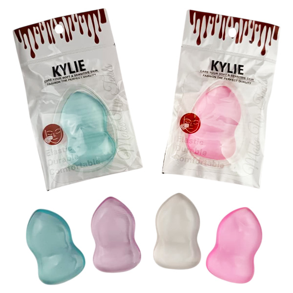 Esponja aplicadora de maquilla de silicon Kylie colores surtidos