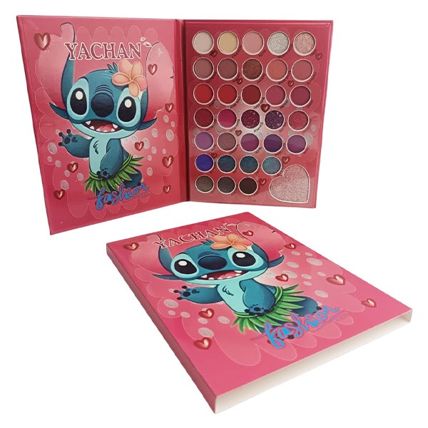 Paleta de sombra para ojos en presentación de Stitch Yuchan de 33 tonos Fashion Model