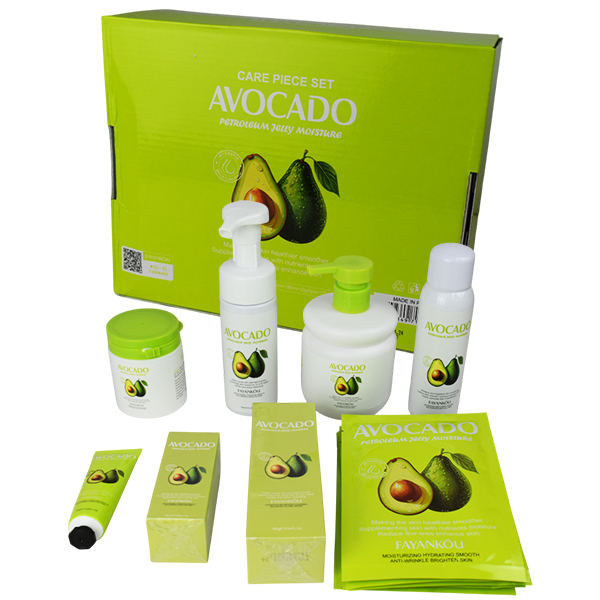 Set de Cuidado Facia con Extracto de Aguacate Fayankou