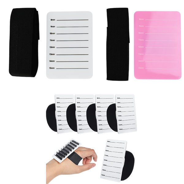 Muñequera soporte para extension de pestañas colores surtidos