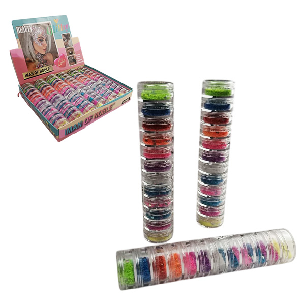 Gliter de colores, torre de 12 unidades - Iman Of Noble