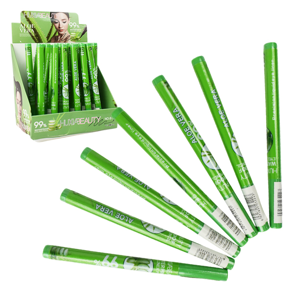 Delineador de Ojos Extracto de Aloe Vera WaterProof Huxiabeauty