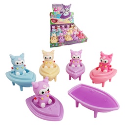 [6973100273619] Balsamo para Labios con presentación de Barco con motivo de Kuromi de Hold Morning