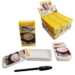 [6985887899012] Jabón de cejas con extracto de arroz Browin Fixing Soap