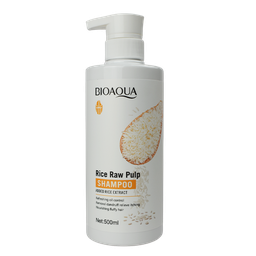 [6976068951827] Shampoo con extracto de arroz BIOAQUA 500ml