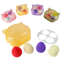[M347] Kit de Esponjas en Empaque de Gato en Colores Surtidos