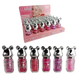 [6982732513994] Brillo de labios Lip Gloss Fashion Color tonos surtidos presentación de Oso Magic Your Life